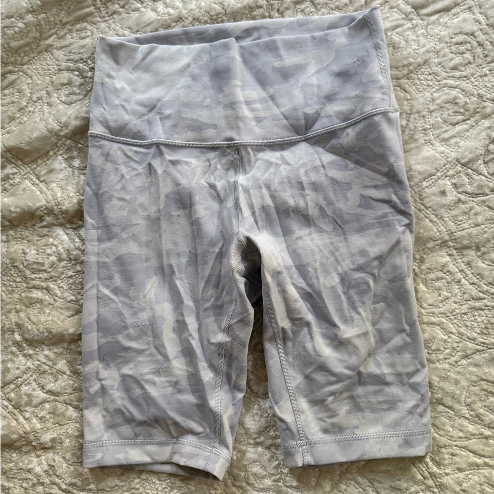 Lululemon White Camouflage Leggings